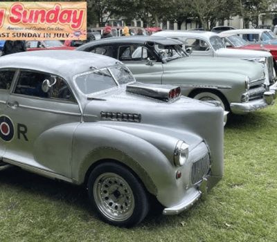 Beautifully restored classic cars